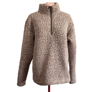 Warm Beige Teddy Jacket